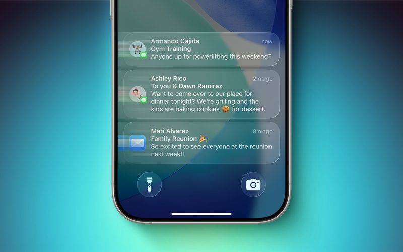 ios 26 iphone 16 pro lock screen notifications feature 1