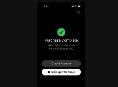 signup with apple
