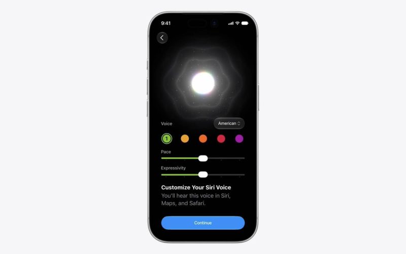 siri voice customization