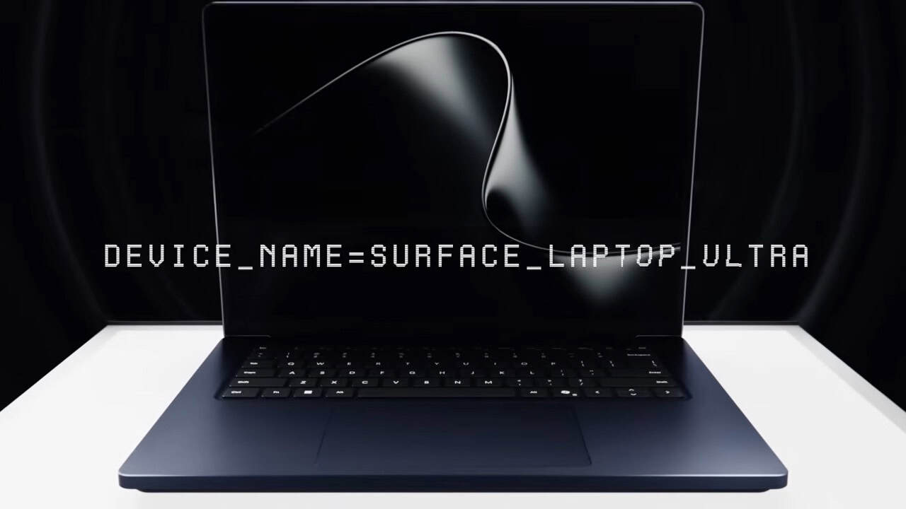 Microsoft Surface Laptop Ultra 搭載 Nvidia RTX Spark