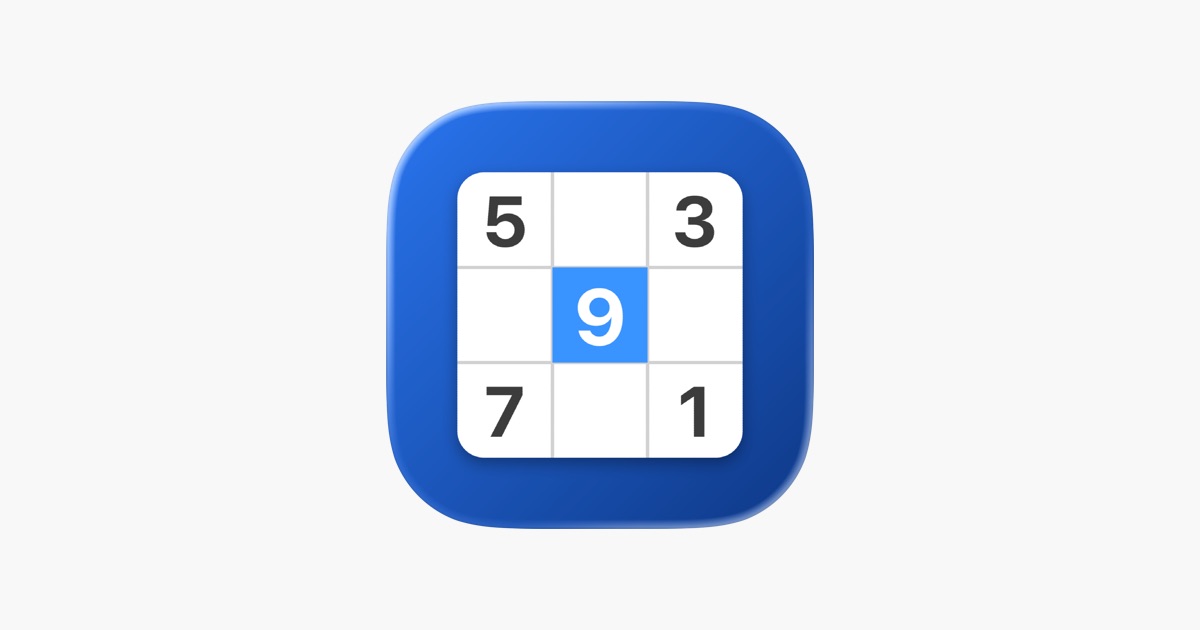 數字邏輯益智遊戲　原價 US $19.99《Sudoku 數獨 數字遊戲 邏輯》終生版限時免費