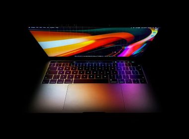 MacBook Pro Touch Bar Gold Glow